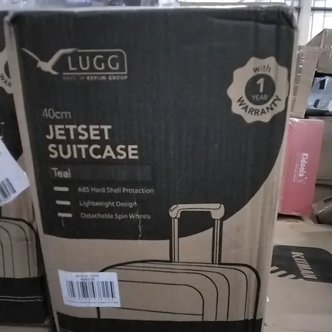 BOXED 40CM JET-SET SUITCASE TEAL