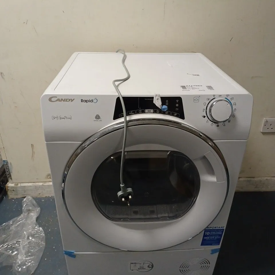 CANDY RAPIDO 9KG DRYER WHITE - COLLECTION ONLY