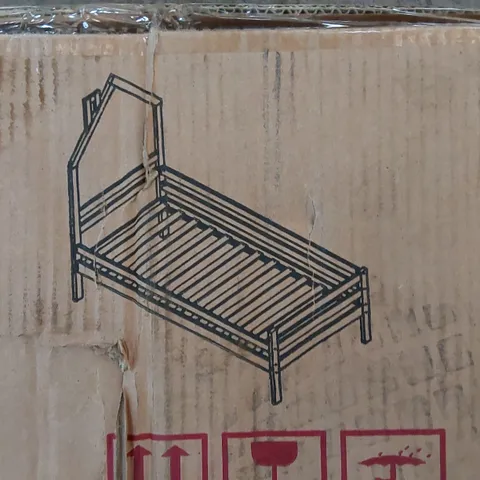 BOXED SINGLE WHITE BED (1 BOX)
