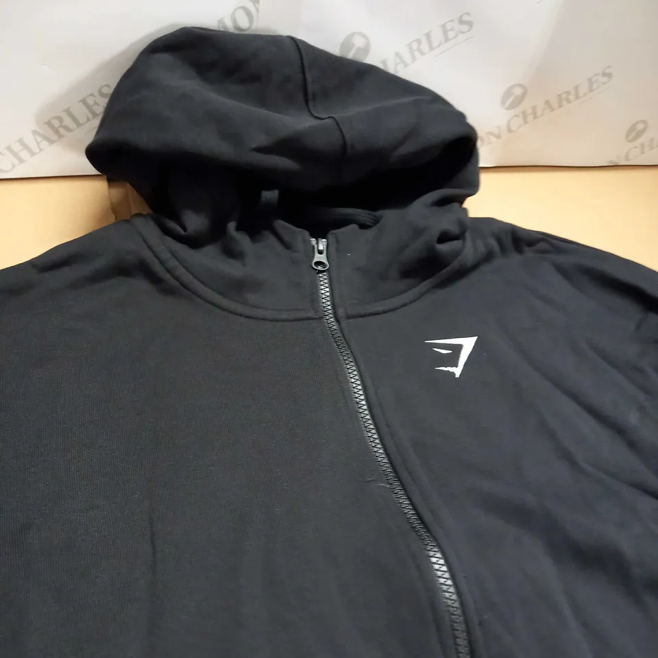 GYMSHARK ZIPPED JACKET SIZE S