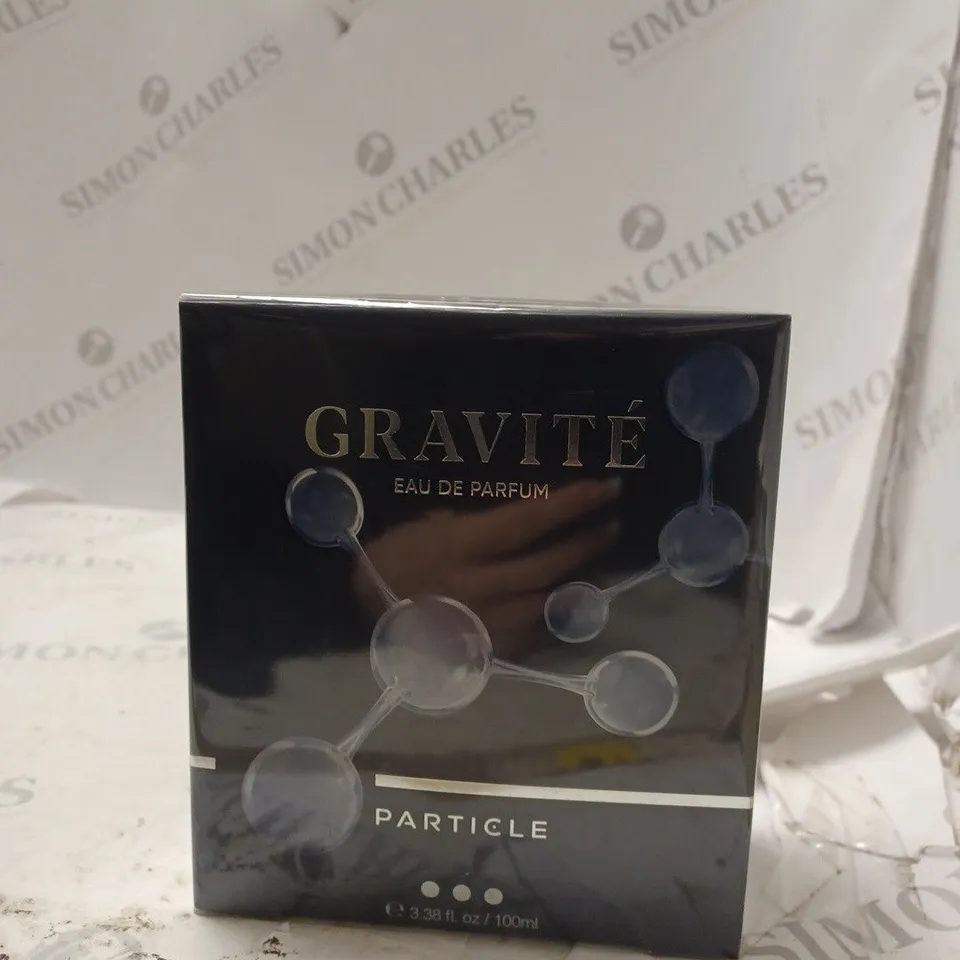 BOXED AND SEALED GRAVITE PRATICLE EAU DE PARFUM 100ML