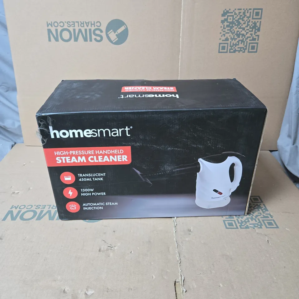 HOMESMART HIGH PRESSURE HANDHELD STEAM CLEANER BOXED