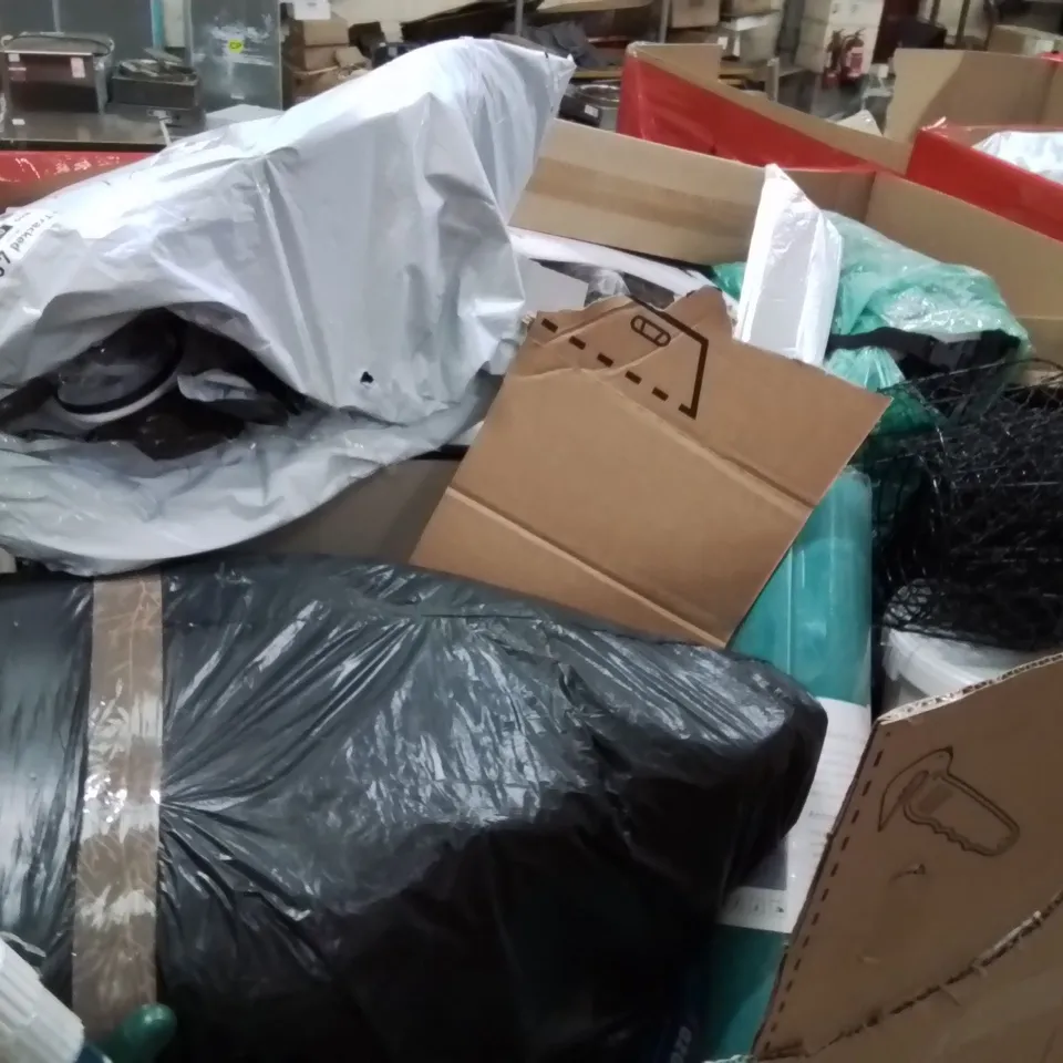 PALLET OF ASSORTED HOUSEHOLD GOODS AND PRODUCTS TO INCLUDE;FRUIT BOWL,LED MIRROR LIGHT,YOGA MAT