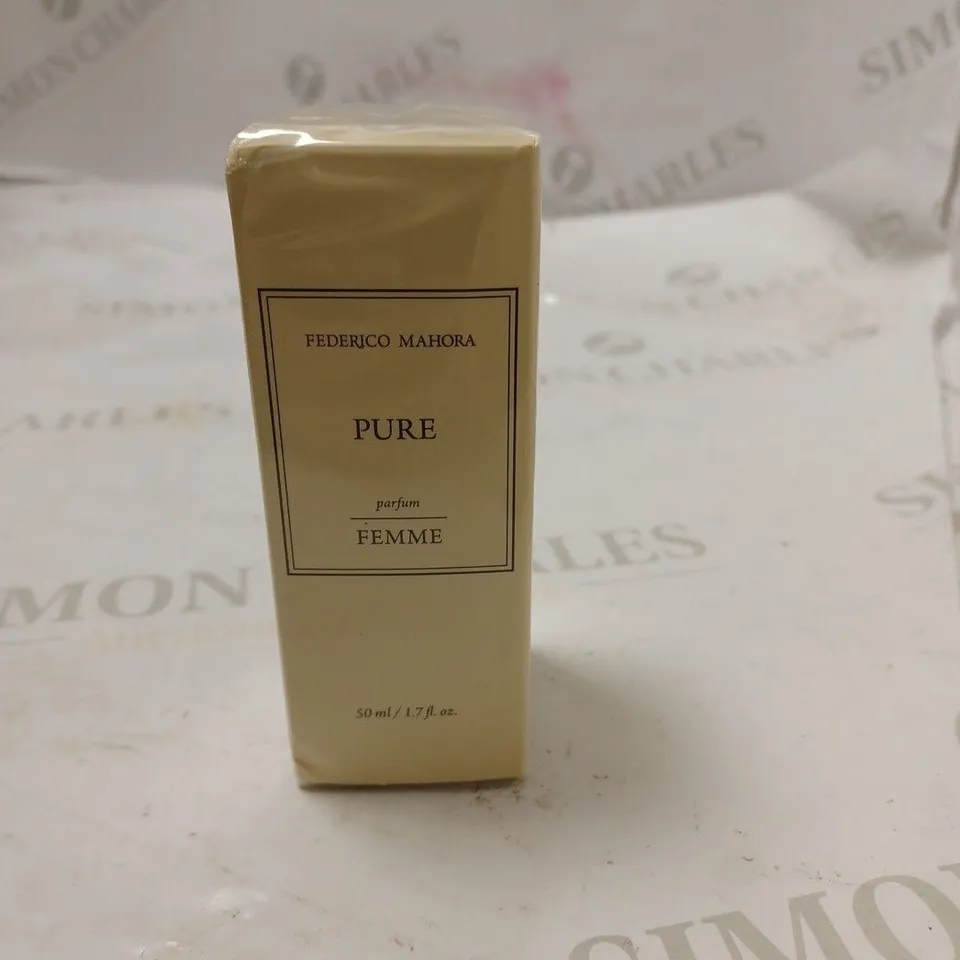 BOXED AND SEALED FEDERICO MAHORA PURE PARFUM FEMME 50ML