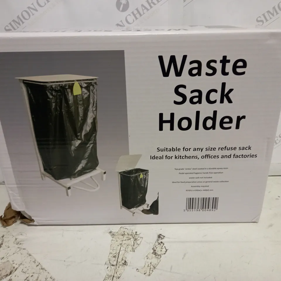 BOXED WASTE SACK HOLDER