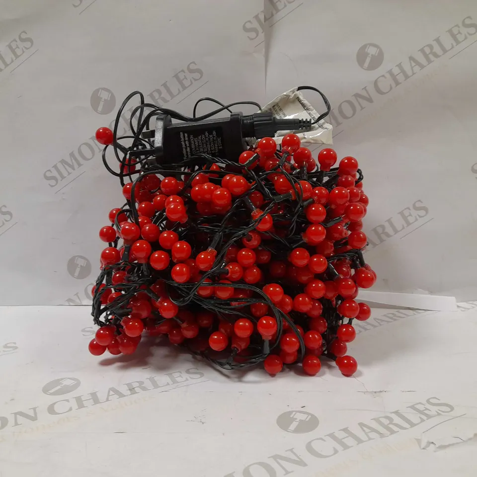 480 BERRY LIGHTS WITH TIMER-RED LIGHTS