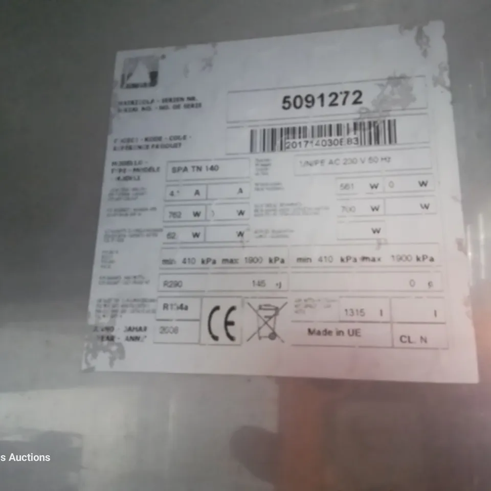 POLARIS COMMERCIAL DOUBLE DOOR TALL FRIDGE SPA TN 140