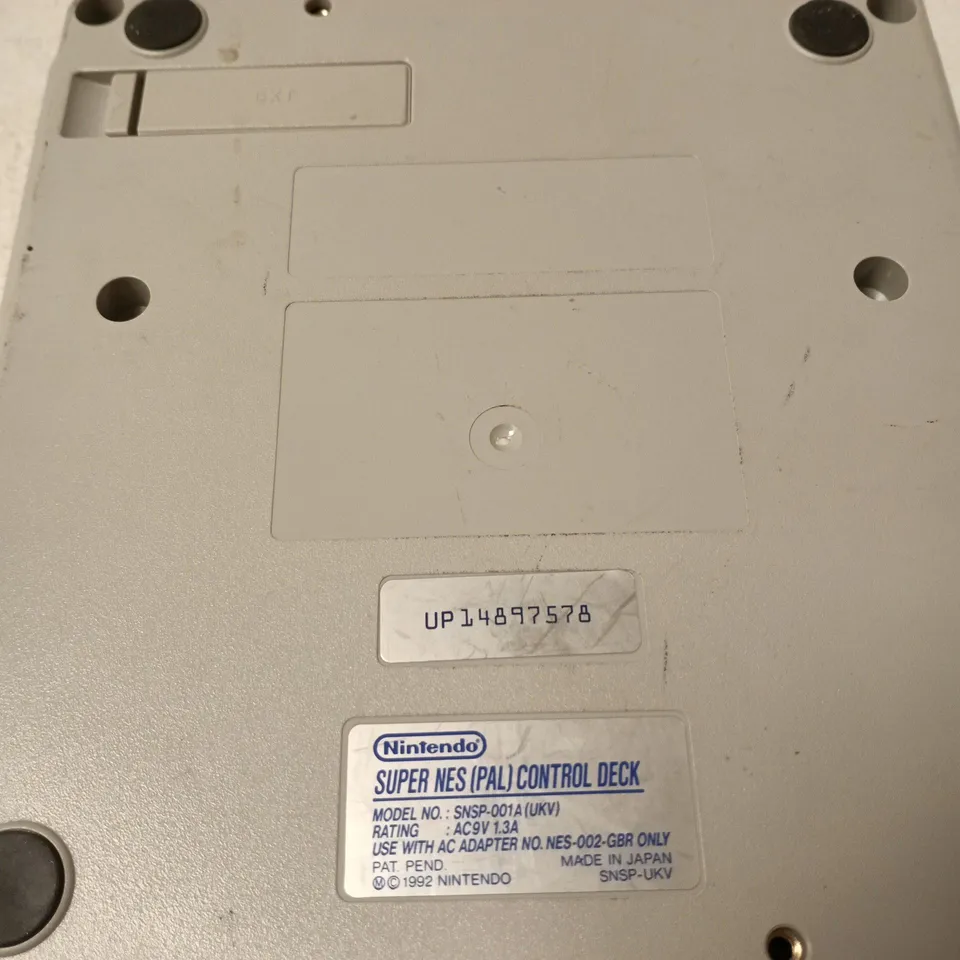 NINTENDO SUPER NES (PAL) CONTROL DECK