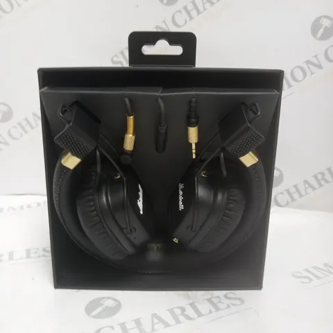 BOXED MARSHALL MAJOR 2 BLUETOOTH HEADPHONES IN BLACK