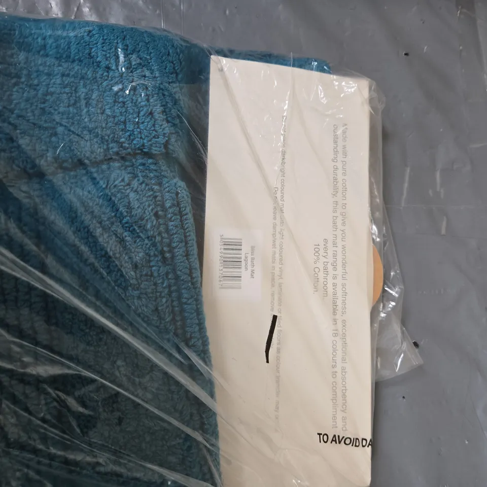 TEAL BATH MAT – 100% COTTON