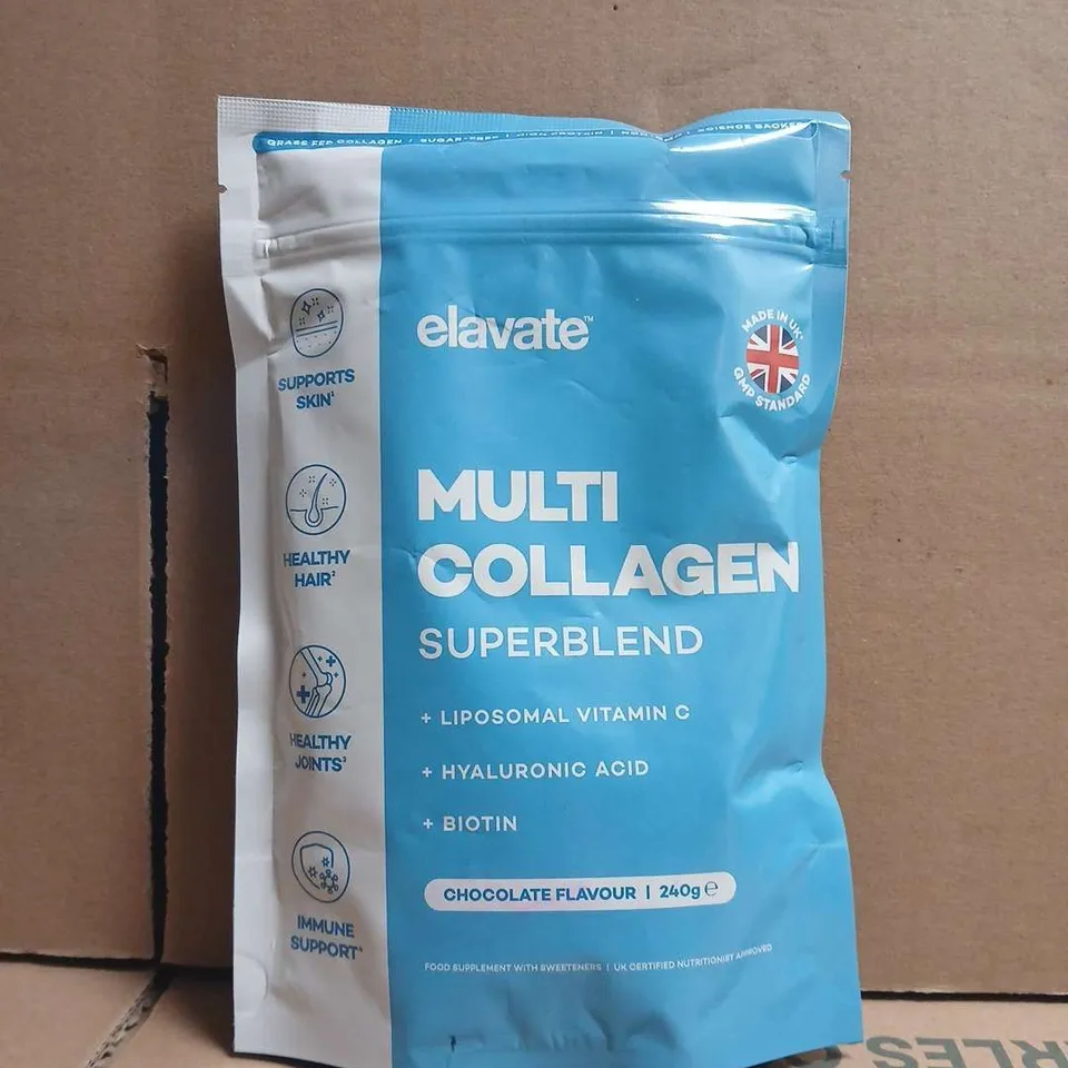 ELAVATE MULTI COLLAGEN SUPERBLEND (240G) - CHOCOLATE FLAVOUR
