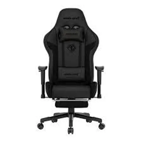 BOXED ANDASEAT JUNGLE 2 GAMING CHAIR - BLACK (1 BOX)