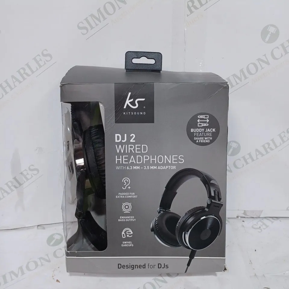 KS KITSOUND DJ 2 WIRED HEADPHONES 
