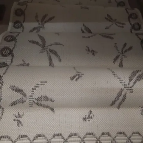 NATURAL/TAUPE DRAGONFLY RUG 60X120CM