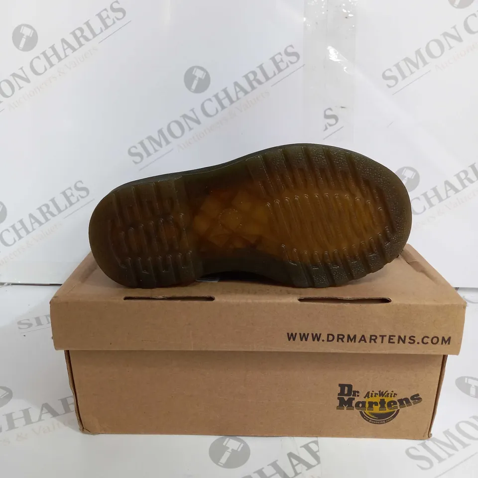 BOXED DR MARTINS 1460 SPOT METALLIC SUEDE - UK KIDS 8