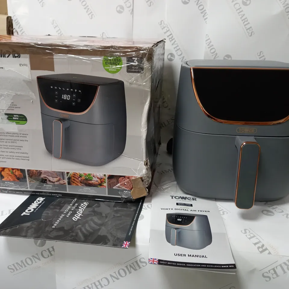 BOXED TOWER VORTX 6 LITRE DIGITAL AIR FRYER