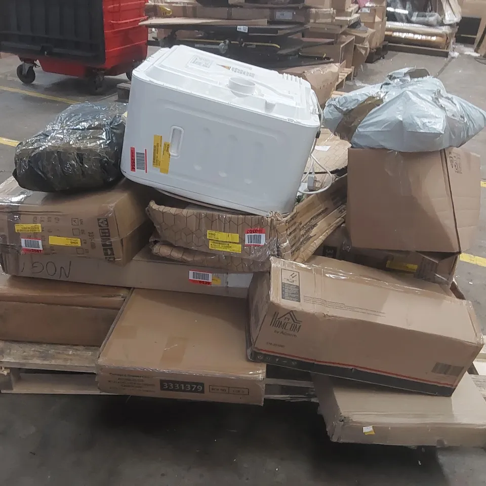 PALLET CONTAINING ASSORTED CONSUMER PRODUCTS/FURNITURE PARTS ECT