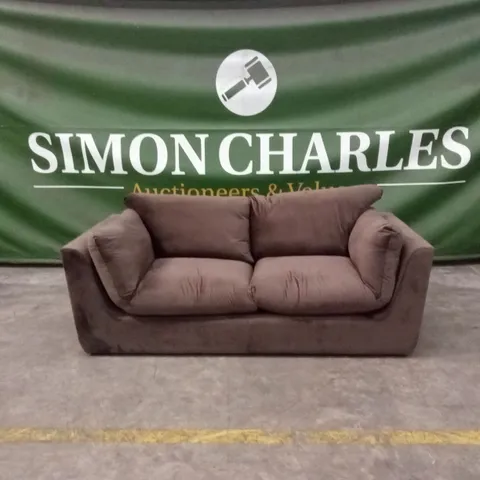QUALITY DESIGNER ORSON 3 SEATER VELVET SOFA