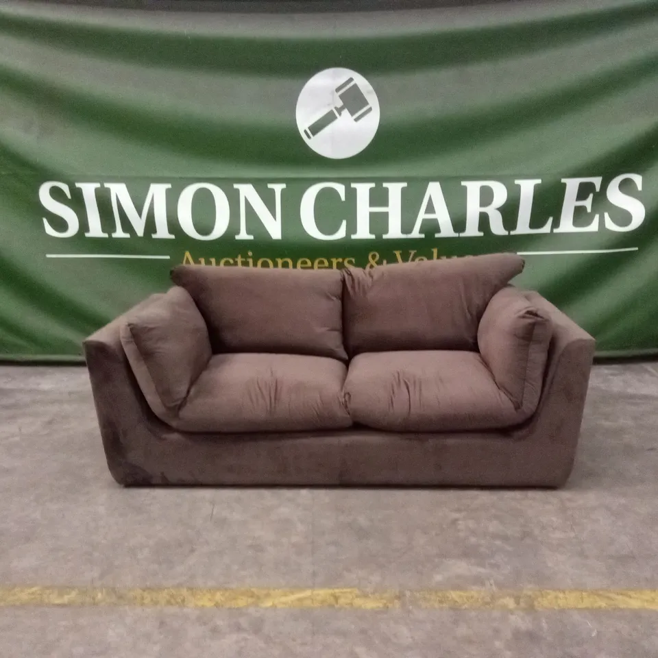 QUALITY DESIGNER ORSON 3 SEATER VELVET SOFA