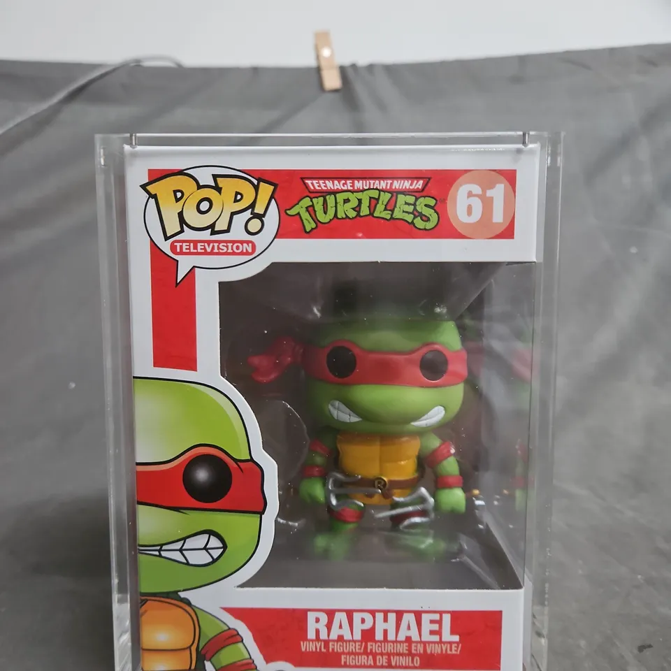 POP! TELEVISION - TEENAGE MUTANT NINJA TURTLES - RAPHAEL VINYL FIGURE - 61