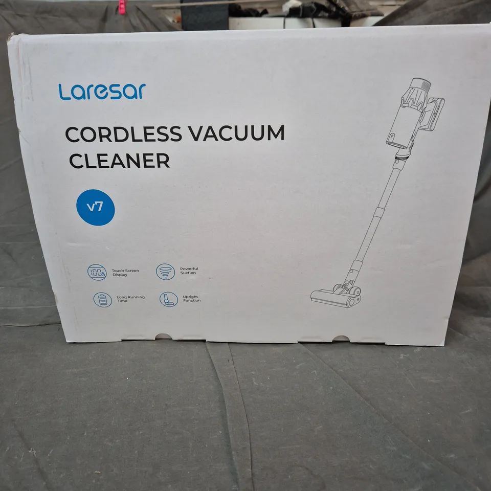 LARESAR CORDLESS VACUUM CLEANER V7 – BOXED WITH FLOOR HEAD