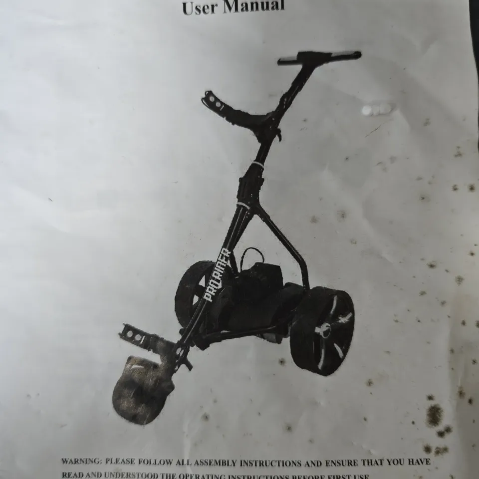 PRORIDER ELECTRIC GOLF TROLLEY GREY/GREY
