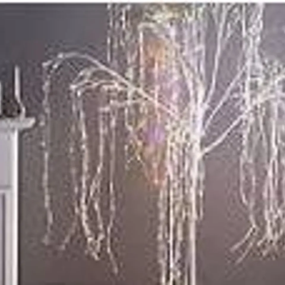 SANTA'S BEST 7FT PRE-LIT INDOOR/OUTDOOR WILLOW TREE