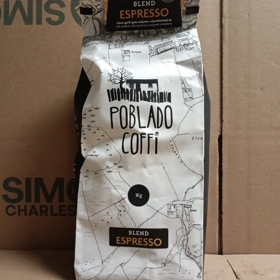 POBLADO COFFI BLEND ESPRESSO COFFEE (1KG BAG)