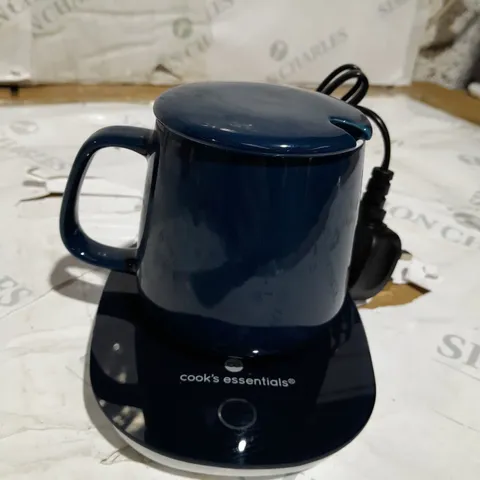 COOK'S ESSENTIALS MUG WARMER GIFT SET BLUE