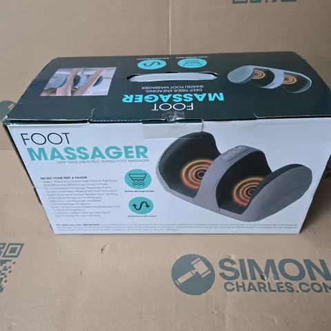 FOOT MASSAGER DEEP TISSUE BOXED