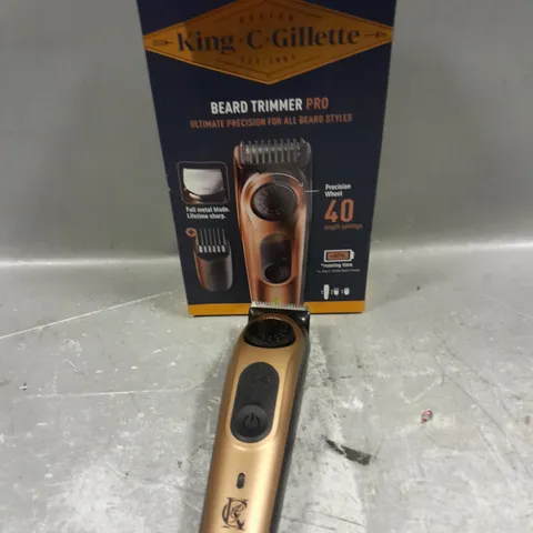 BOXED BRAUN KING C GILLETTE BEARD TRIMMER PRO