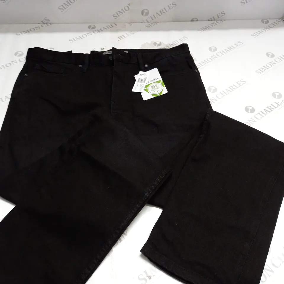 DC SHOES STRAIGHT BLACK JEANS - 33 34