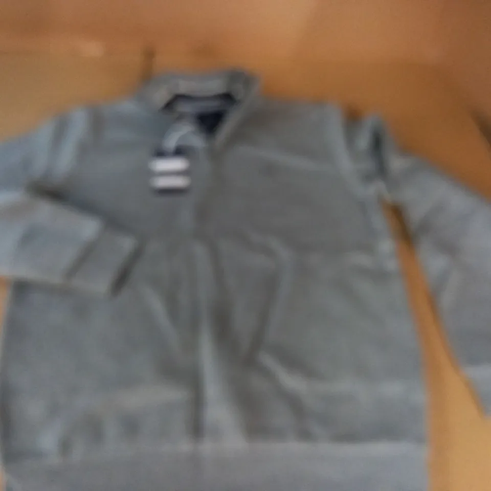 CREW CLOTHING 1/4 ZIP JACKET - M