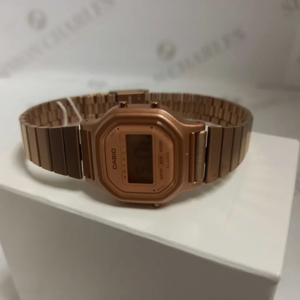 CASIO RETRO VINTAGE ROSE TONE WATCH RRP £55
