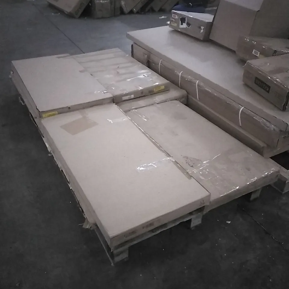 PALLET OF ASSORTED, INCOMPLETE FURNITURE PARTS AND PIECES