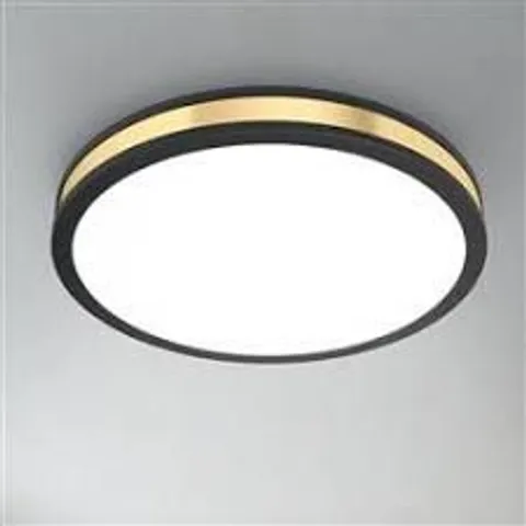 BOXED PESCAITO BLACK/GOLD CEILING/WALL LED LIGHT 11W 3000K WARM WHITE IP20