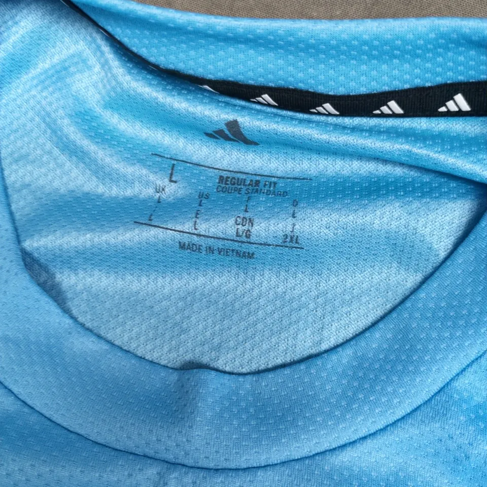 ADIDAS REGULAR FIT CLIMACOOL TEE IN BLUE - LARGE