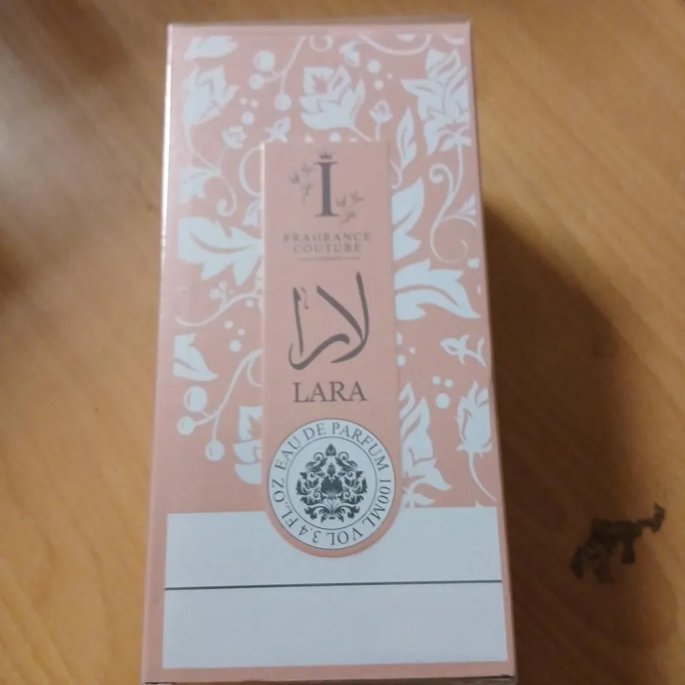 BOXED AND SEALED LARA FRAGRANCE COUTURE LONDON EAU DE PARFUM 100ML