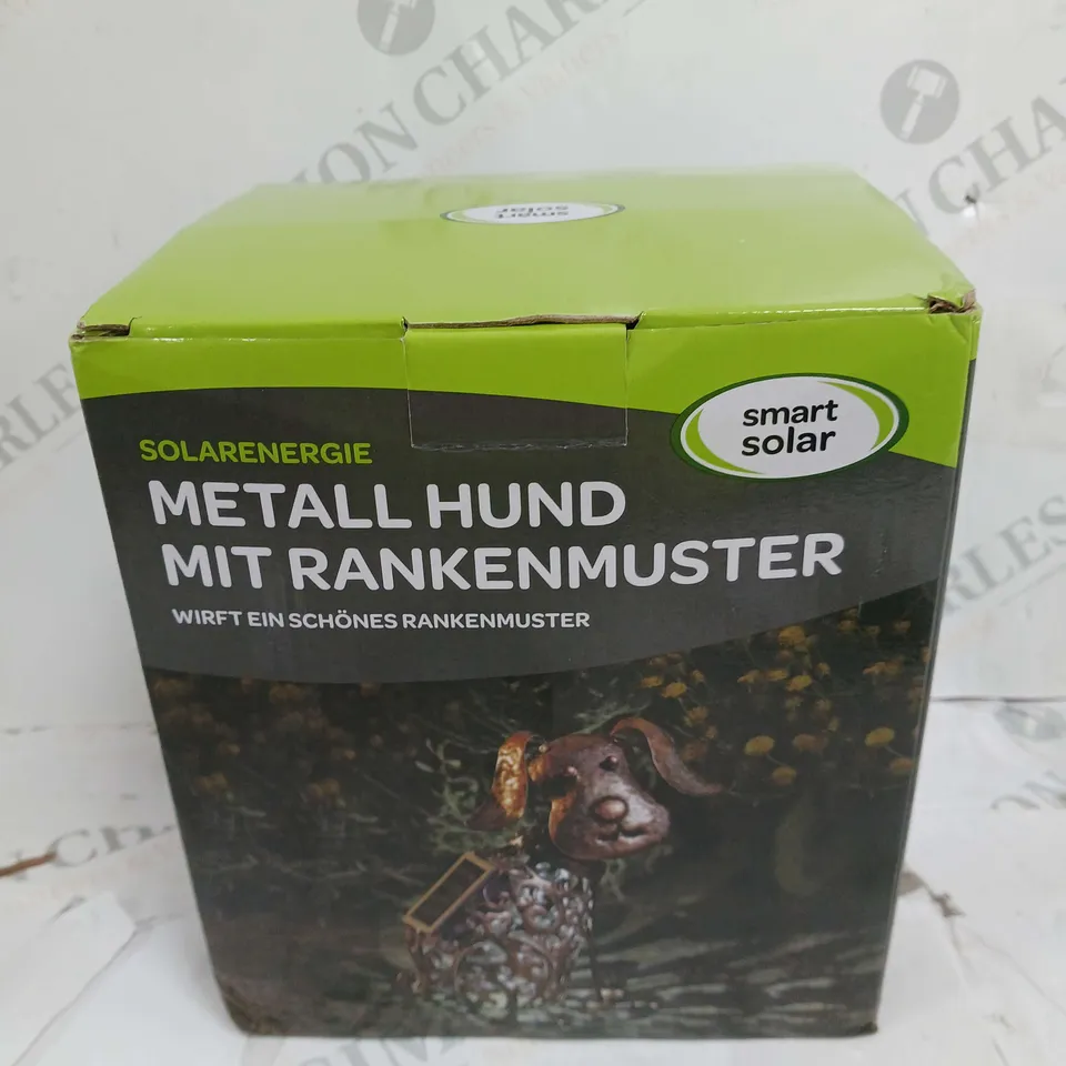 SMART SOLAR METAL SOLAR DOG LIGHT  RRP £19.99