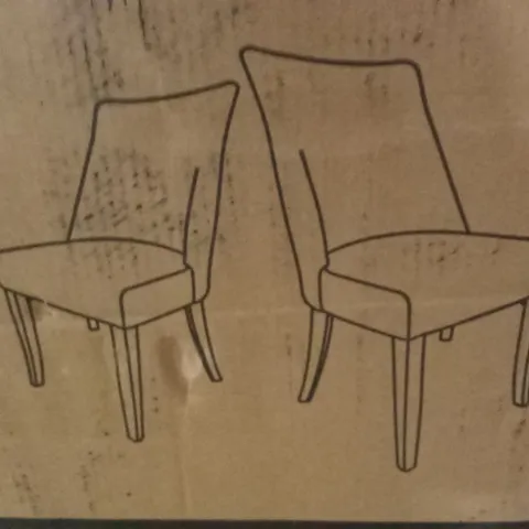 BOXED SET OF 2 COLAMY DINING CHAIRS (1 BOX)