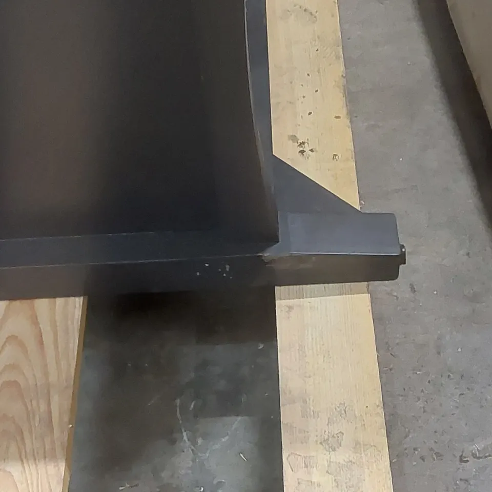 SOLID WOOD 4+6 DRAWER CHEST OF DRAWERS - BLACK 