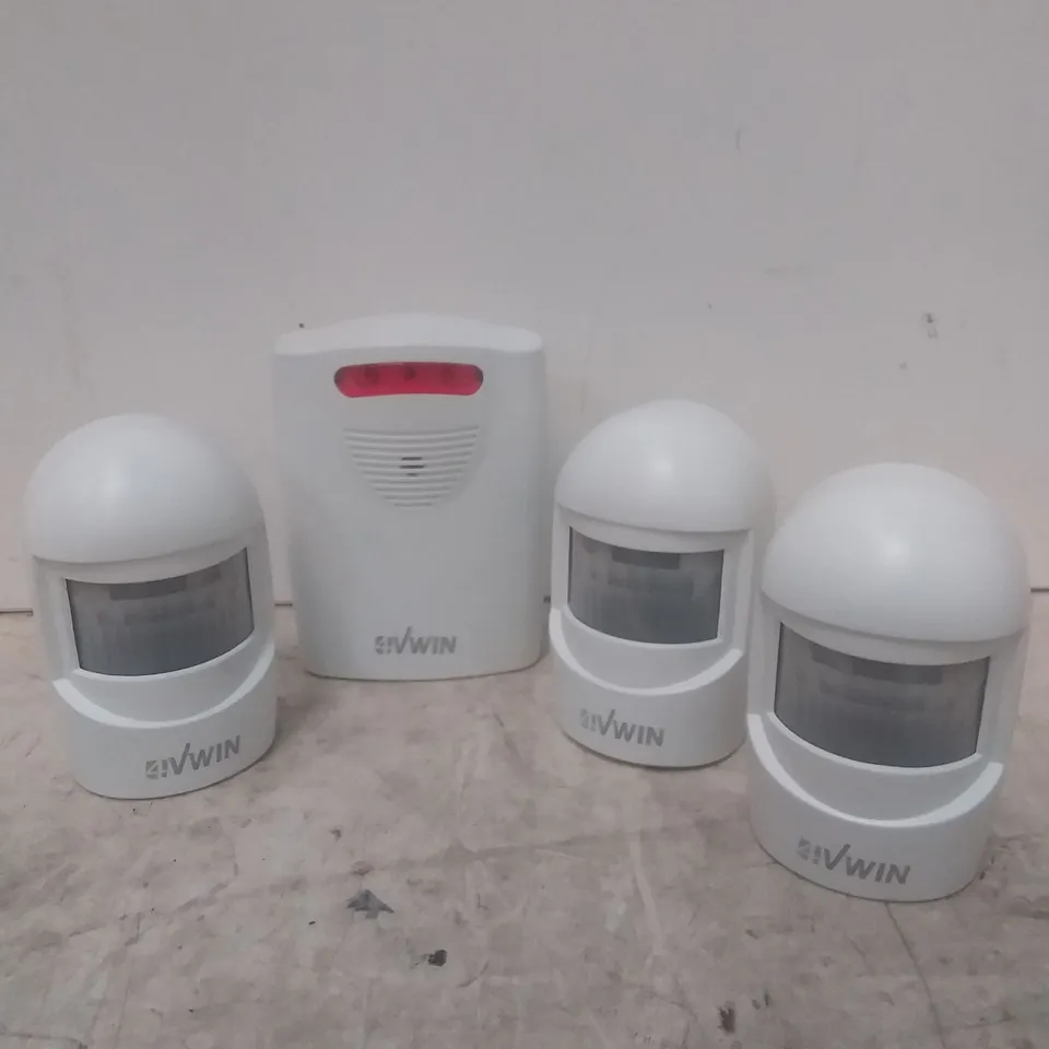 BOXED 4VWIN MOTION DETECTOR TRANSMITTERS WHITE