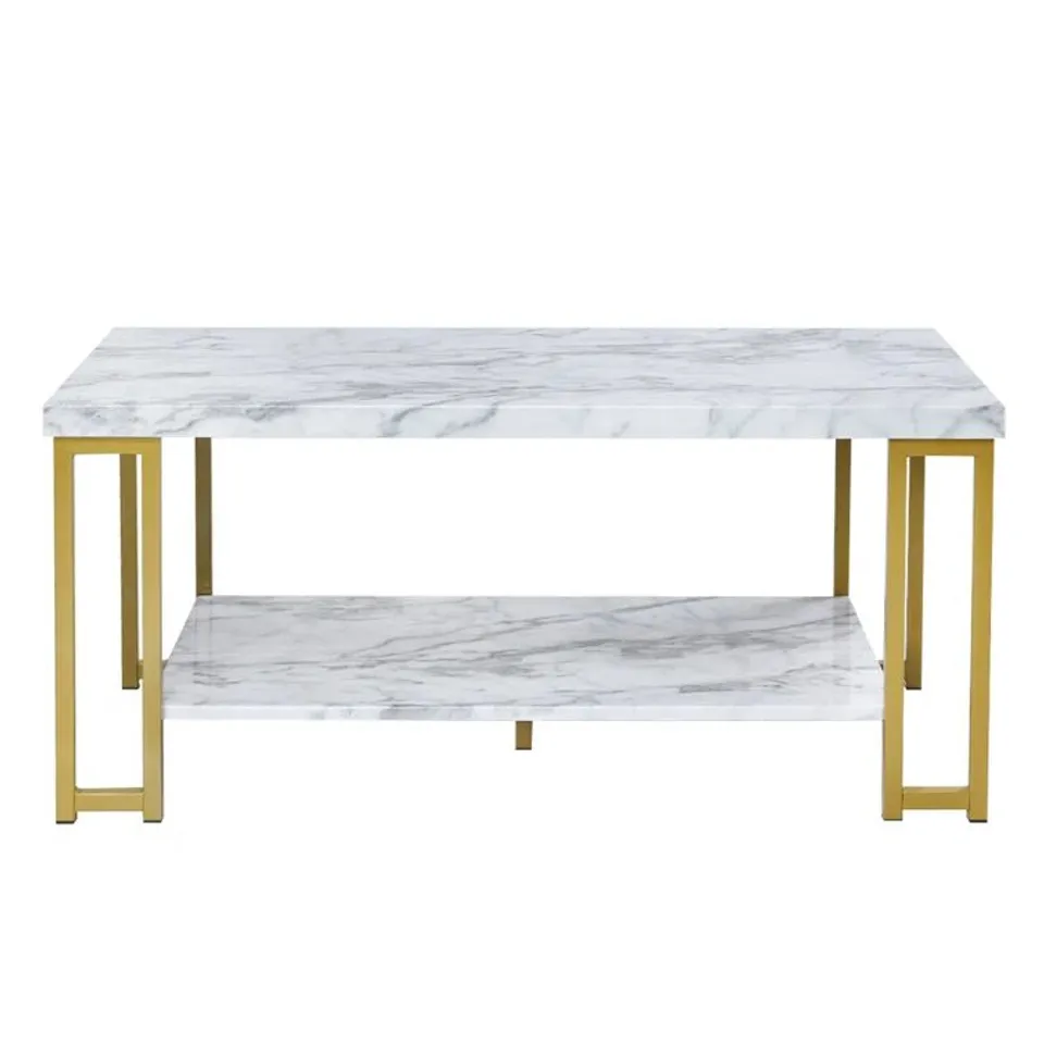 BOXED KNARR COFFEE TABLE WITH STORAGE 