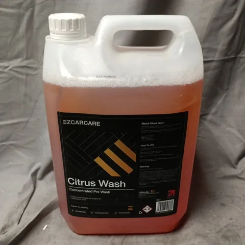 EZCARCARE CITRUS WASH CONCENTRATED PRE-WASH – 5L - COLLECTION ONLY