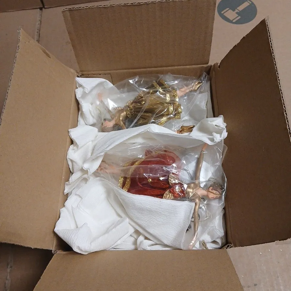 6 X GISELA GRAHAM BALLERINA HANGING DECORATIONS BOXED