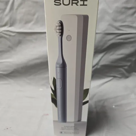 SEALED SURI SUSTAINABLE SONIC TOOTHBRUSH IN MORNING WAVES