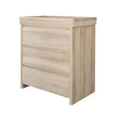 BOXED TUTTI BAMBINI MODENA CHEST CHANGER - OAK FINISH (2 BOXES)