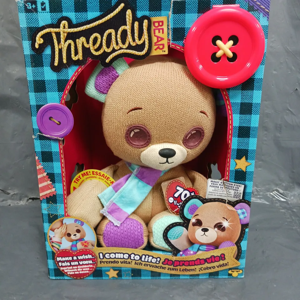 THREADY BEAR INTERACTIVE TOY  RRP £59.99