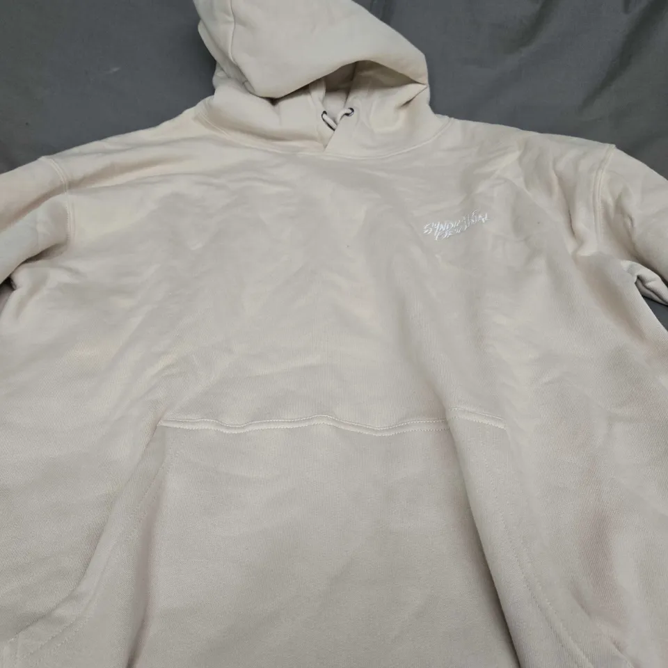 SYNDICATE ORIGINAL BEIGE HOODIE - LARGE