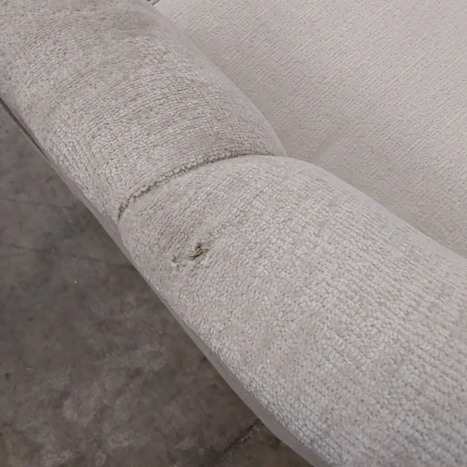 DESIGNER GUILD IVORY FABRIC 2 SEATER SOFA